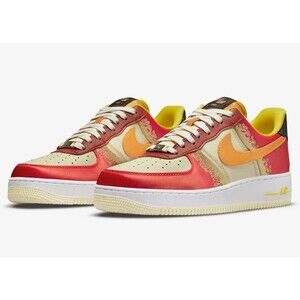 Nike Air Force 1 '07 PRM Little Accra Ghana NYC Habanero Curry DV4463-600 GS 3